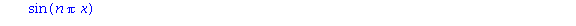 (Typesetting:-mprintslash)([u(x, t) := Sum((4*(1+(-1)^(1+n))*cos(n*Pi*t)/(n^3*Pi^3)-4*(-1+(-1)^n)*sin(n*Pi*t)/(n^4*Pi^4))*sin(n*Pi*x), n = 1 .. infinity)], [Sum((4*(1+(-1)^(1+n))*cos(n*Pi*t)/(n^3*Pi^3...