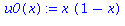 (Typesetting:-mprintslash)([u0(x) := x*(1-x)], [x*(1-x)])